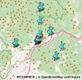 Mappa Via Licinese, 00029 Vicovaro RM, Italia (3.2235)
