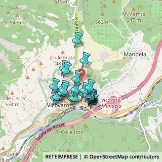 Mappa Via Licinese, 00029 Vicovaro RM, Italia (0.68077)