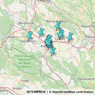 Mappa Via Vicenne, 67051 Avezzano AQ, Italia (7.40462)