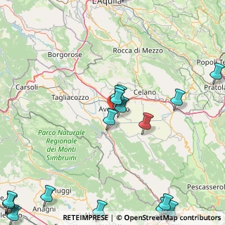 Mappa Via Elvezia, 67051 Avezzano AQ, Italia (28.5435)