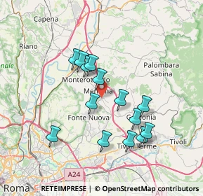 Mappa Via Milano, 00013 Mentana RM, Italia (6.705)