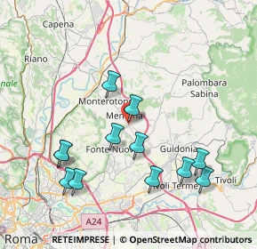 Mappa Via Milano, 00013 Mentana RM, Italia (8.47333)