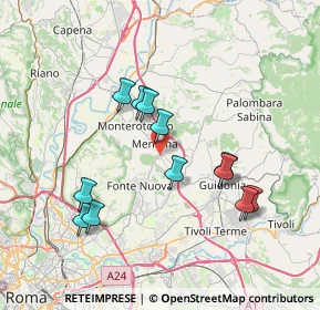 Mappa Via Milano, 00013 Mentana RM, Italia (7.33917)