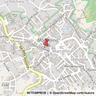 Mappa Via Luigi Sturzo, 1, 00010 Marcellina, Roma (Lazio)