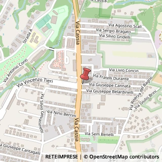 Mappa Via Giuseppe Cannata, 6, 00123 Roma, Roma (Lazio)