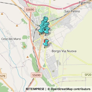 Mappa Via Camillo Benso Cavour, 67051 Avezzano AQ, Italia (1.44909)
