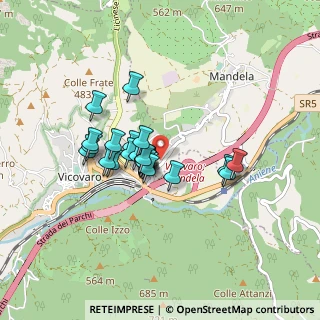 Mappa Via Tiburtina Valeria, 00029 Vicovaro RM, Italia (0.6625)