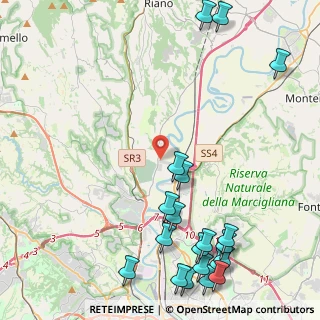 Mappa Via Configni, 00188 Roma RM, Italia (6.3635)