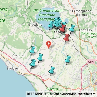 Mappa Via dei Faggi, 00061 Anguillara Sabazia RM, Italia (8.2075)