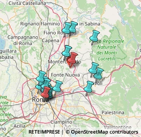 Mappa Via delle Molette, 00013 Mentana RM, Italia (14.685)