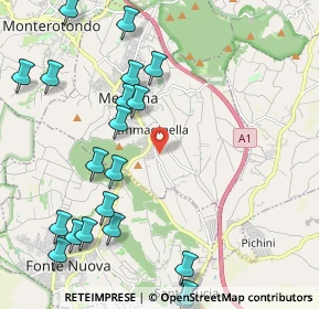 Mappa Via delle Molette, 00013 Mentana RM, Italia (2.8125)