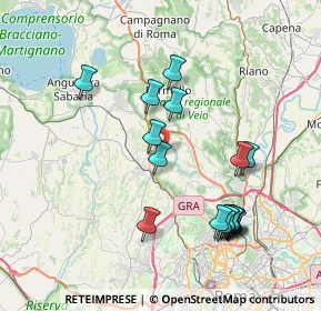 Mappa Via della mola di, 00123 Roma RM, Italia (8.25529)