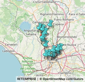 Mappa Via della mola di, 00100 Isola Farnese RM, Italia (10.617)