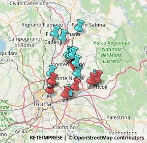 Mappa Via Reggio Emilia, 00013 Mentana RM, Italia (10.1715)