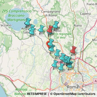Mappa Vico Lodovici, 00123 Roma RM, Italia (7.4505)