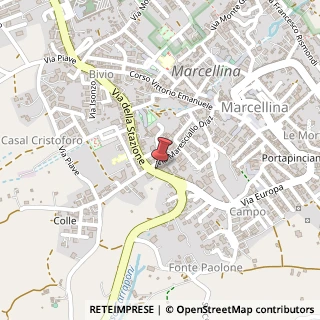 Mappa 83, Via della Stazione, 00010 Marcellina RM, Italia, 00010 Marcellina, Roma (Lazio)