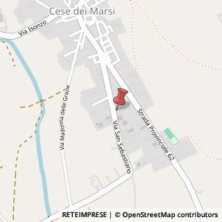 Mappa Via San Sebastiano, 41, 67051 Avezzano, L'Aquila (Abruzzo)