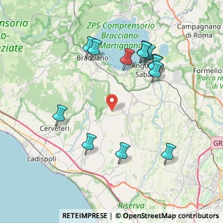 Mappa Via dei Castori, 00054 Fiumicino RM, Italia (8.99077)