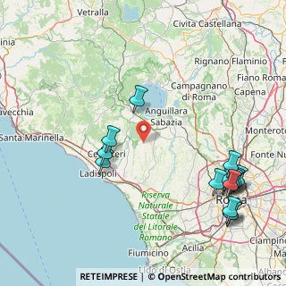 Mappa Via dei Castori, 00054 Fiumicino RM, Italia (22.14)