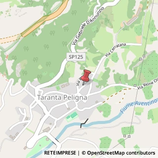 Mappa Via Rocca, 16, 66018 Taranta Peligna, Chieti (Abruzzo)