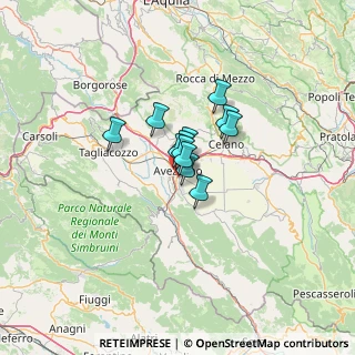 Mappa Via Calascella, 67051 Avezzano AQ, Italia (6.8075)