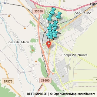 Mappa Via Alviani, 67051 Avezzano AQ, Italia (1.61818)