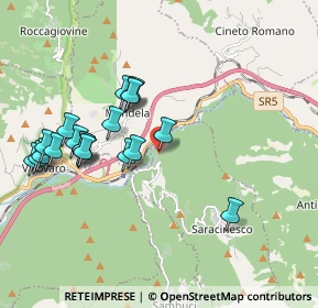 Mappa Strada Delle Roscelle, 00020 Saracinesco RM, Italia (2.035)