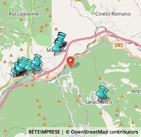 Mappa Strada Delle Roscelle, 00020 Saracinesco RM, Italia (2.2815)