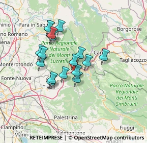Mappa Strada Delle Roscelle, 00020 Saracinesco RM, Italia (12.05647)