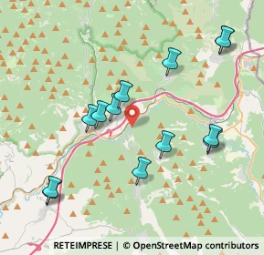 Mappa Strada Delle Roscelle, 00020 Saracinesco RM, Italia (4.35154)