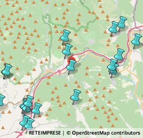 Mappa Strada Delle Roscelle, 00020 Saracinesco RM, Italia (6.2205)