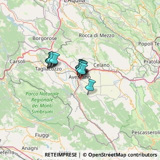 Mappa Via Cavour Camillo Benso, 67051 Avezzano AQ, Italia (7.512)