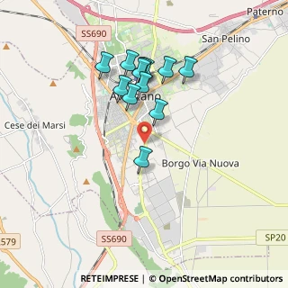 Mappa Via Cavour Camillo Benso, 67051 Avezzano AQ, Italia (1.6575)