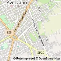 Hartă Avezzano
