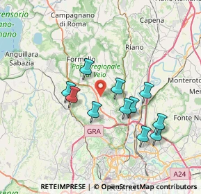 Mappa Via Volongo, 00188 Roma RM, Italia (6.71091)