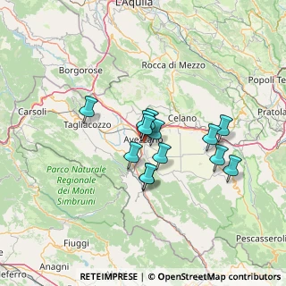 Mappa Via Catania, 67051 Avezzano AQ, Italia (10.79)