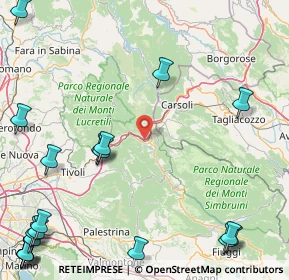 Mappa Viale Italia, 00027 Roviano RM, Italia (29.584)