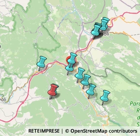 Mappa Viale Italia, 00027 Roviano RM, Italia (7.54533)