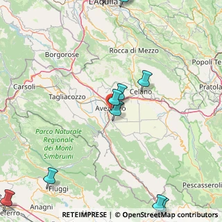 Mappa Piazza Cavour, 67051 Avezzano AQ, Italia (26.305)