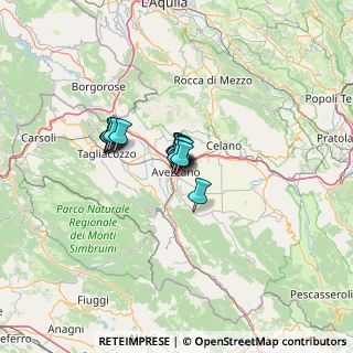 Mappa Piazza Cavour, 67068 Avezzano AQ, Italia (7.202)