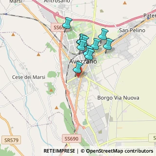 Mappa Via Ferrara, 67051 Avezzano AQ, Italia (1.57818)