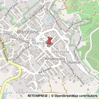 Mappa Via Regina Elena, 36, 00010 Marcellina, Roma (Lazio)