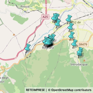 Mappa Via Madonna Degli Angeli, 67030 Bugnara AQ, Italia (1.2504)