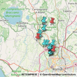 Mappa Via Silvio Gridelli, 00123 Roma RM, Italia (6.432)