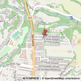 Mappa Via Sergio Bragato, 29, 00123 Sacrofano, Roma (Lazio)