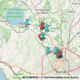 Mappa Strada V, 00123 Roma RM, Italia (7.32286)