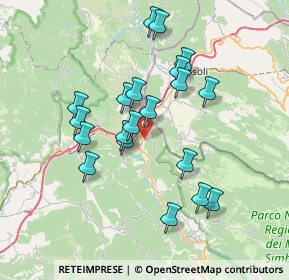 Mappa Arsoli, 00023 Arsoli RM, Italia (6.985)