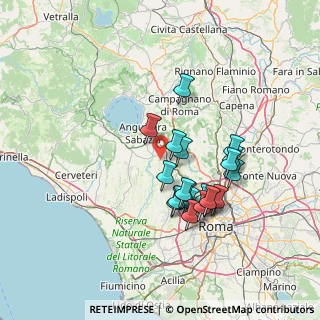 Mappa Via Angelo Signorelli, 00123 Roma RM, Italia (13.055)