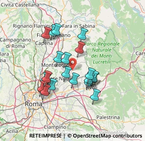 Mappa 00010 Sant'Angelo Romano RM, Italia (12.4985)