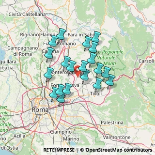 Mappa 00010 Sant'Angelo Romano RM, Italia (11.8695)